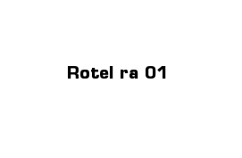 Rotel ra 01